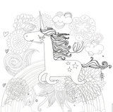 MILLAS EINHORN MALBUCH