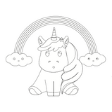 MILLAS EINHORN MALBUCH