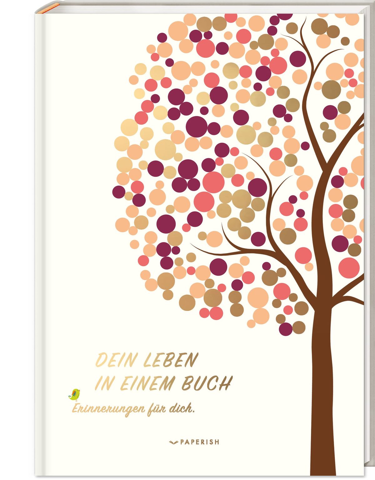 DEIN LEBEN IN EINEM BUCH (beige) – Cover