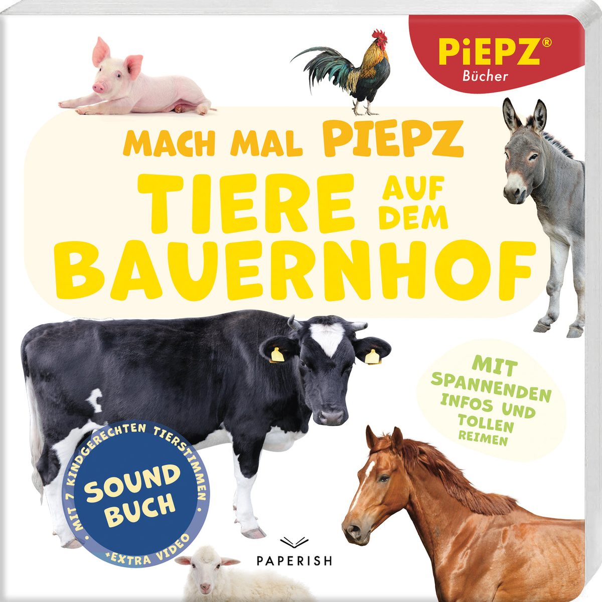 Mach mal PIEPZ® – Tiere auf dem Bauernhof – Cover