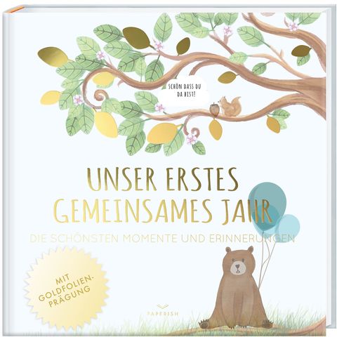 UNSER ERSTES GEMEINSAMES JAHR (blau) – Cover